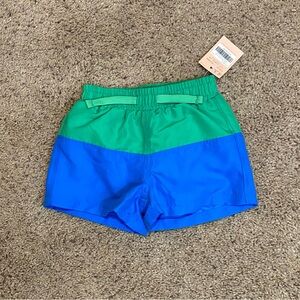 Primary Blue and Green Swimsuit, size 3-6 months. NWT